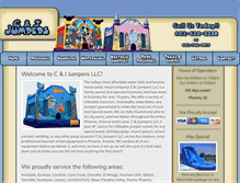 Tablet Screenshot of cjjumpers.com